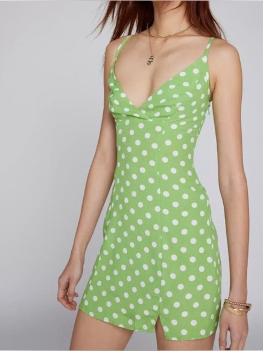 Kimchi Blue Polka Dot Halter Dress